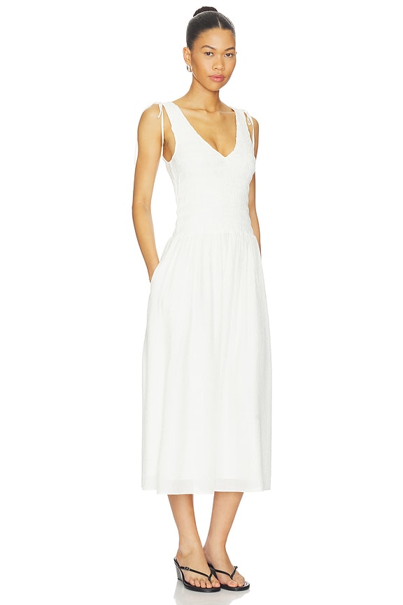 view 2 of 3 Sebastian Dress in White