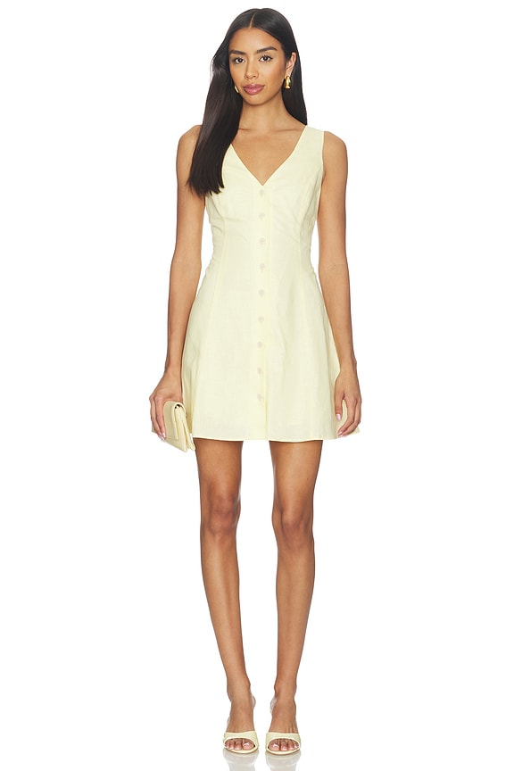 view 1 of 3 Raye Dress in Sunshine Yellow