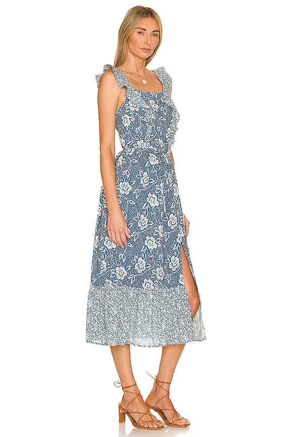 view 2 of 3 ROBE POPPY in Navy Multi Mix