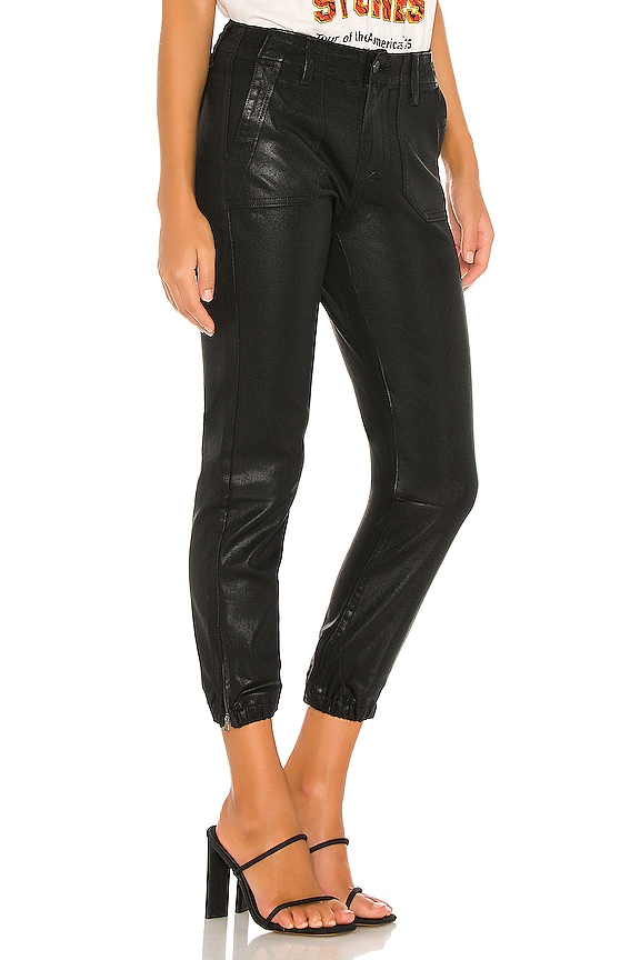 view 2 of 4 Mayslie Jogger in Black Fog Luxe Coating