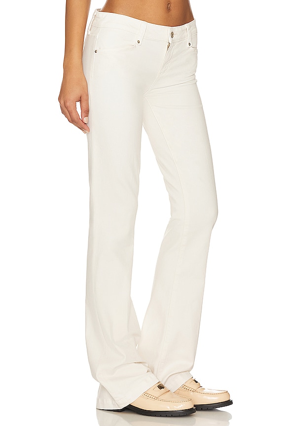 view 2 of 4 LAUREL CANYON 로우라이즈 진 in Sandy Ecru