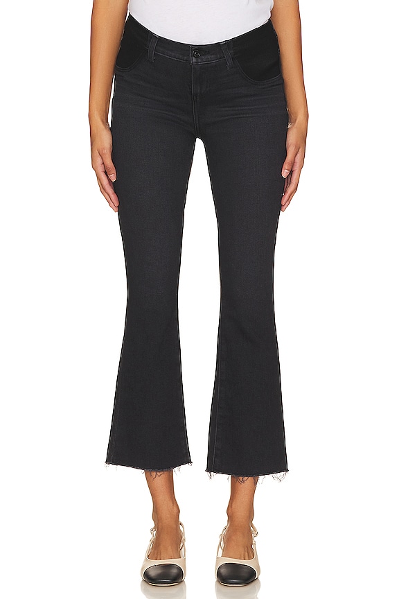 view 2 of 4 Maternity Claudine Straight in Black Lotus