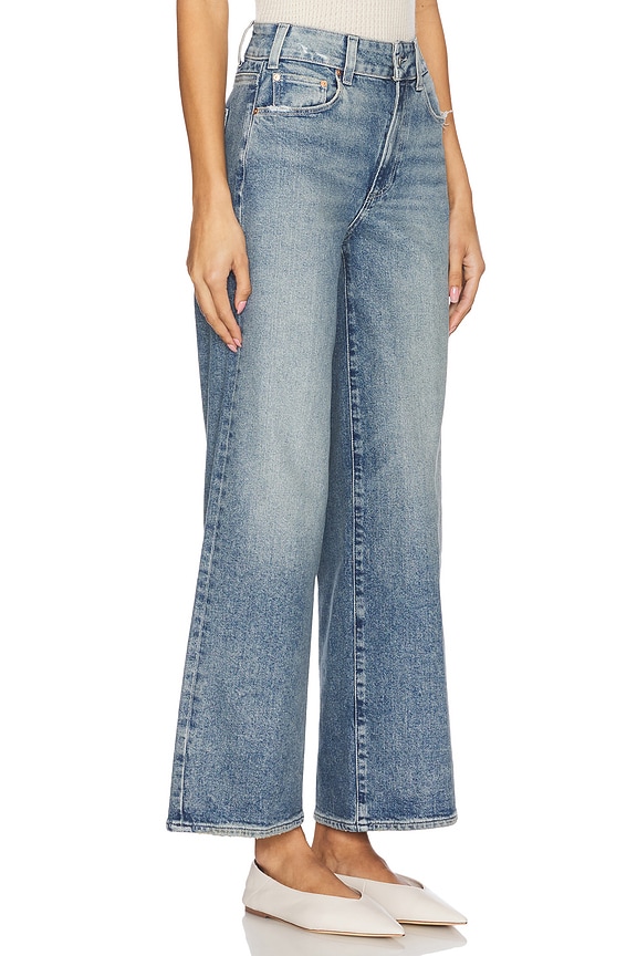 view 2 of 6 Sasha Petite Wide Leg Jeans in Cats Meow Distressed