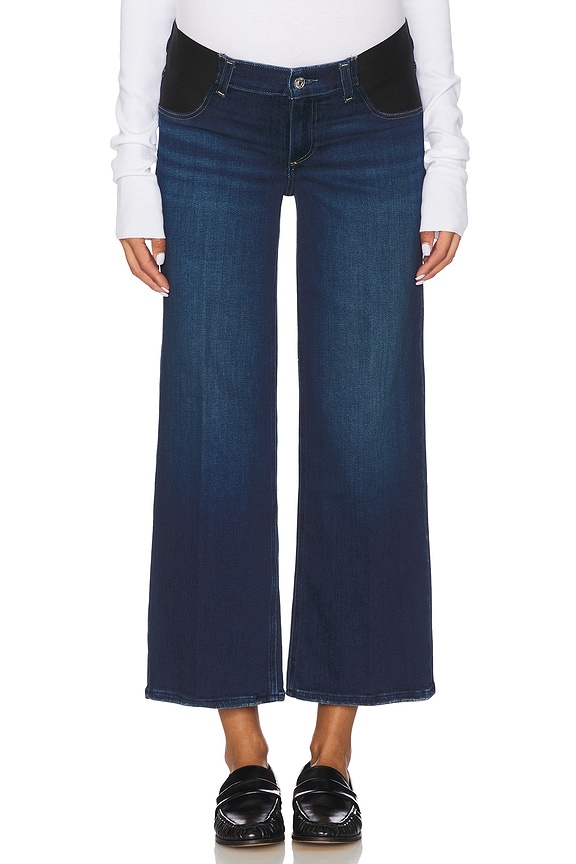 view 2 of 6 Anessa Maternity Wide Leg Jeans in Overdrive