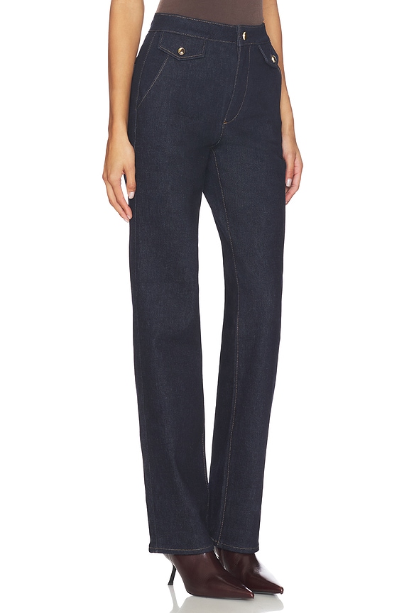 view 2 of 6 Stevie Jeans With Trouser Flap Pockets in Andes