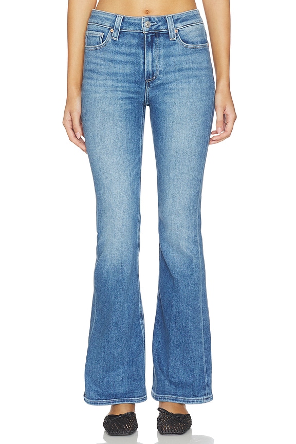 view 1 of 6 High Rise Laurel Canyon Petite Bootcut Jeans in Monaco Mist