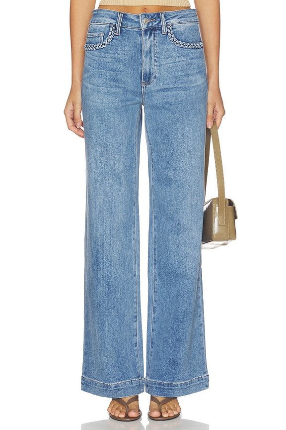 view 1 of 6 Anessa Braided Pocket Edge Jeans in Encino