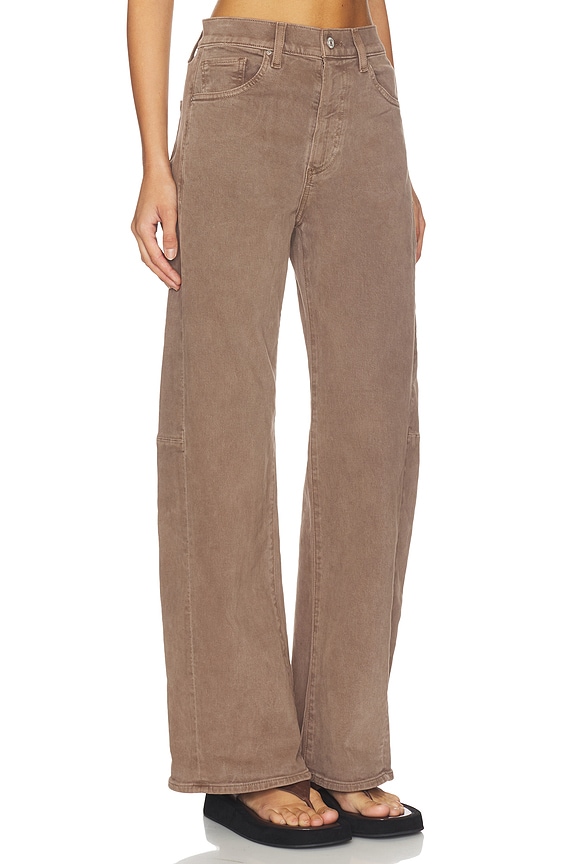view 2 of 6 Arellia Skimmer Outseam Panels Jeans in Vintage Canewood