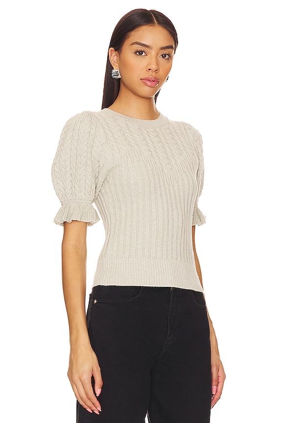 view 2 of 4 ANSA セータートップ in Pale Sage