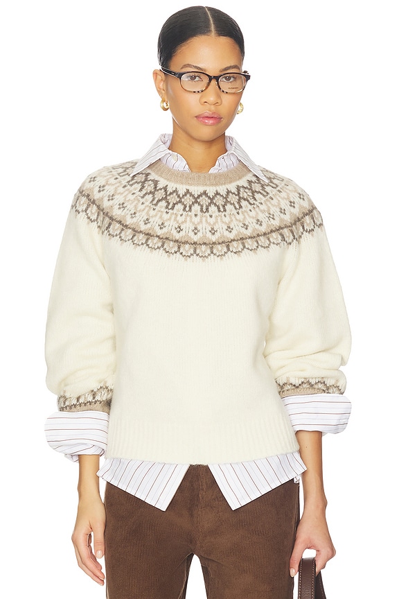 view 1 of 5 Misha Sweater in Ivory Multi
