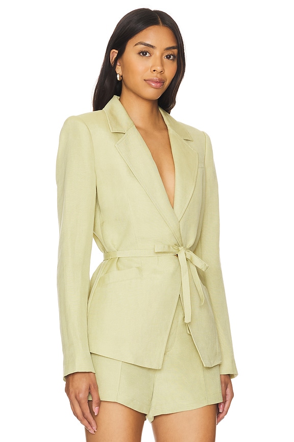view 2 of 4 Genova Blazer in Pale Olive