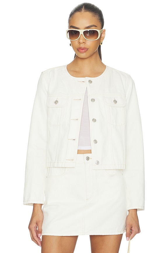 view 1 of 4 BLOUSON DEAN in Toasted Ecru
