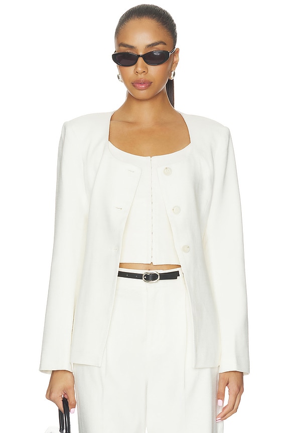 view 2 of 5 Edina Blazer in Bone