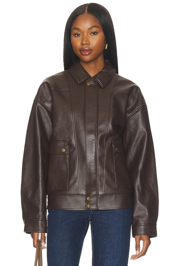 view 2 of 5 Ashland Jacket in Dark Brown