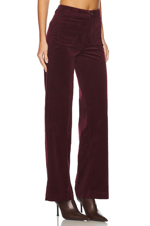 view 2 of 6 Sasha Pant in Dark Oxblood