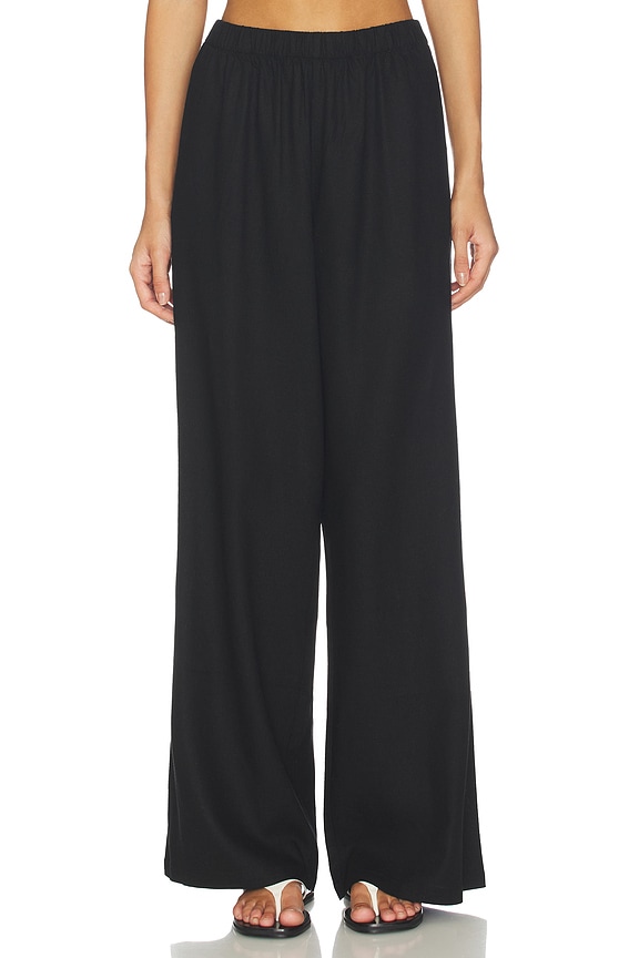 view 1 of 6 Jude Linen Pant in Black