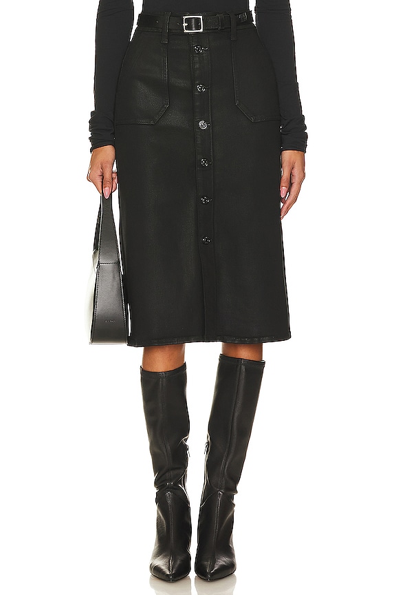 view 1 of 4 Meadow Midi Skirt in Black