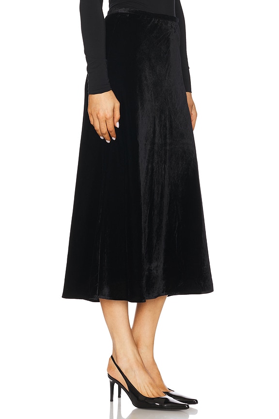 view 2 of 6 Cicely Midi Skirt in Black