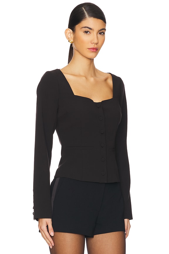 view 2 of 4 Rhea Top in Black