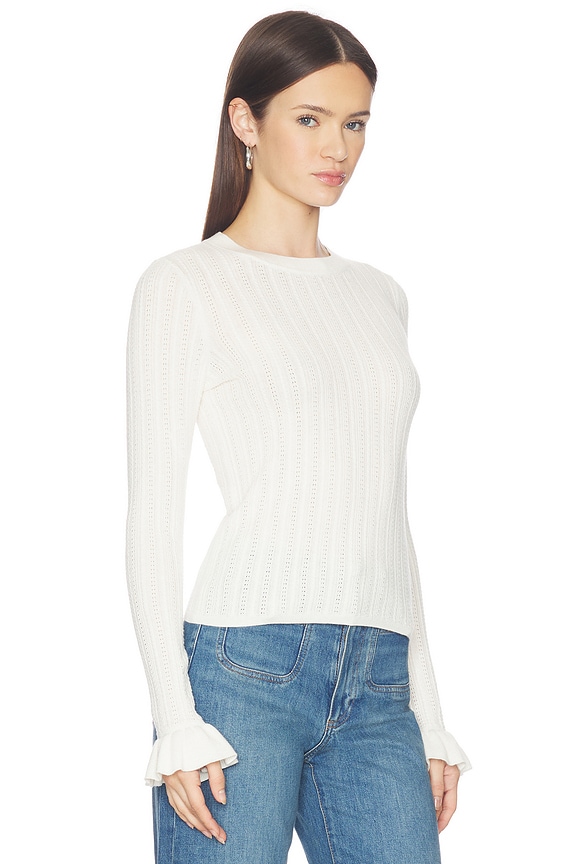 view 2 of 4 Ophelia Top in Ivory