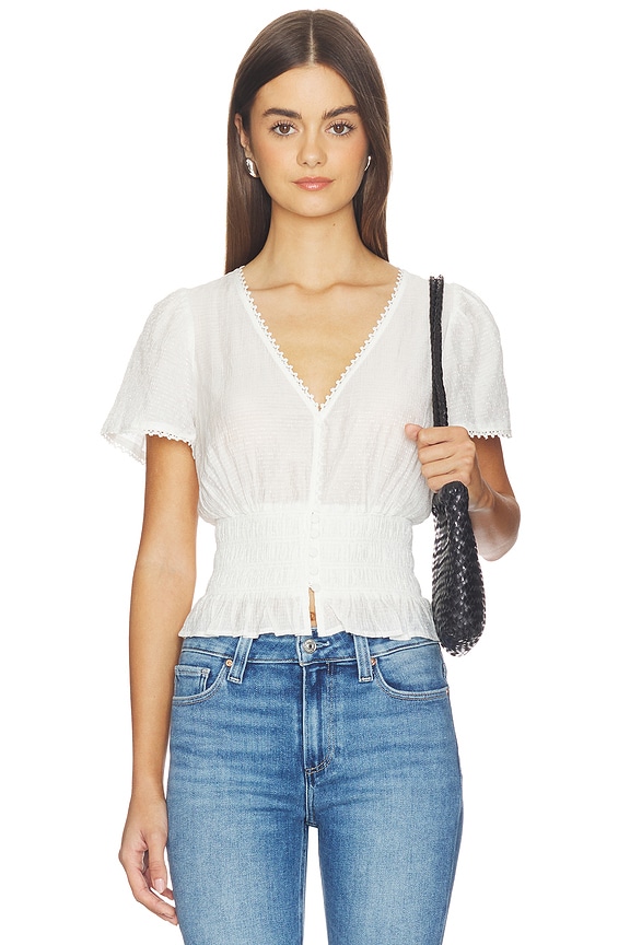 view 1 of 4 Rive Top in White