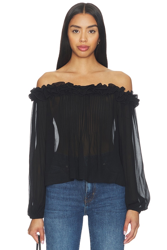 view 1 of 4 Casey Blouse in Black