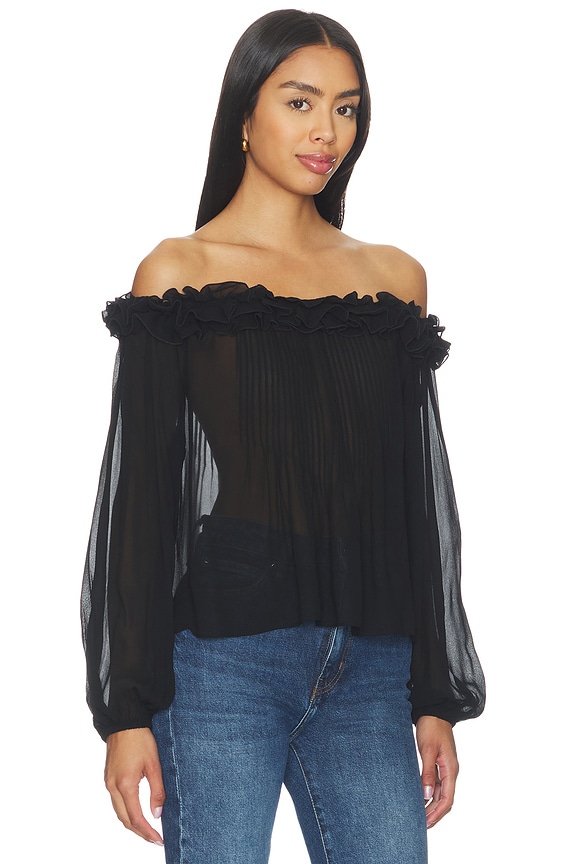 view 2 of 4 Casey Blouse in Black