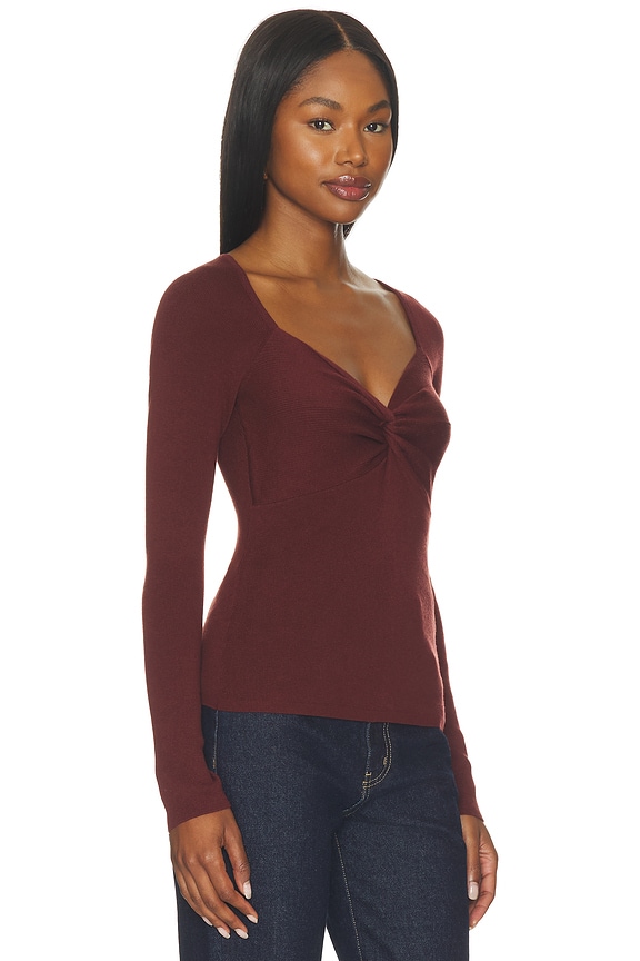 view 2 of 4 Tulum Top in Garnet