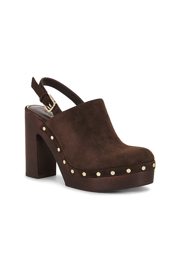 view 2 of 5 Marcela Clog Pump in Chocolate