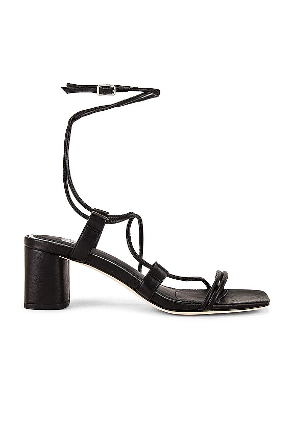 PAIGE Vienna Strappy Sandal in Black | REVOLVE