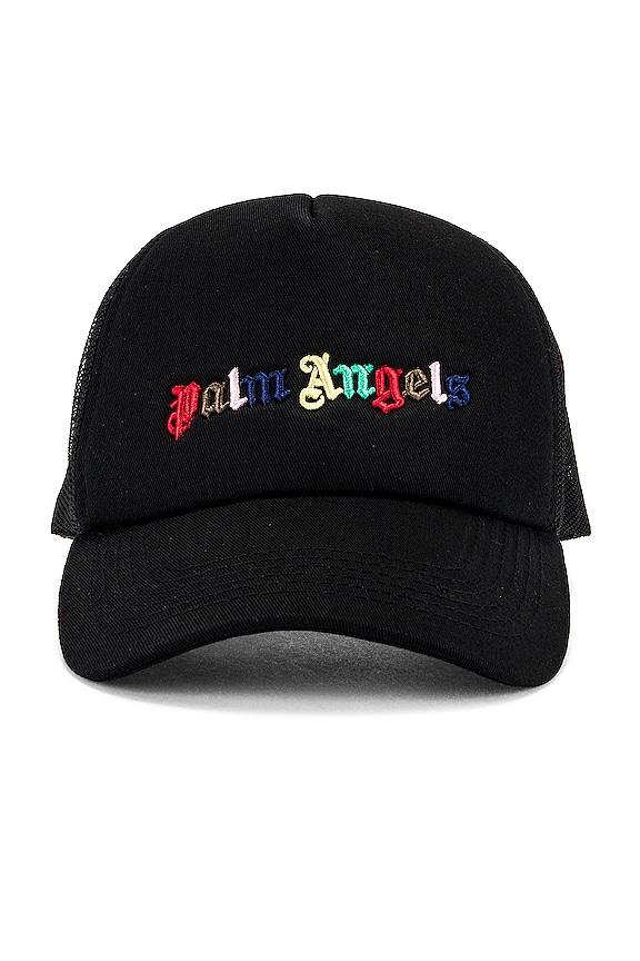 view 1 of 4 Rainbow Logo Cap in Black