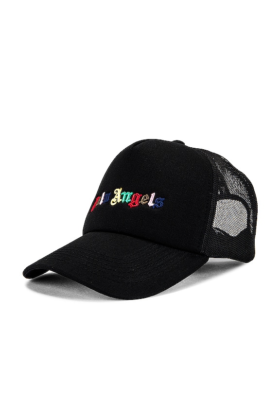 view 2 of 4 Rainbow Logo Cap in Black