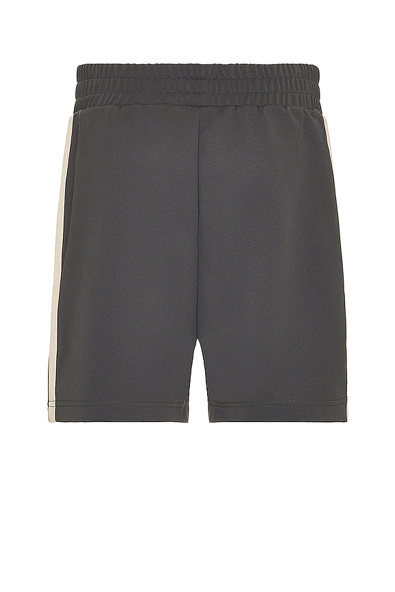 view 2 of 4 Track Short in Black & Off White