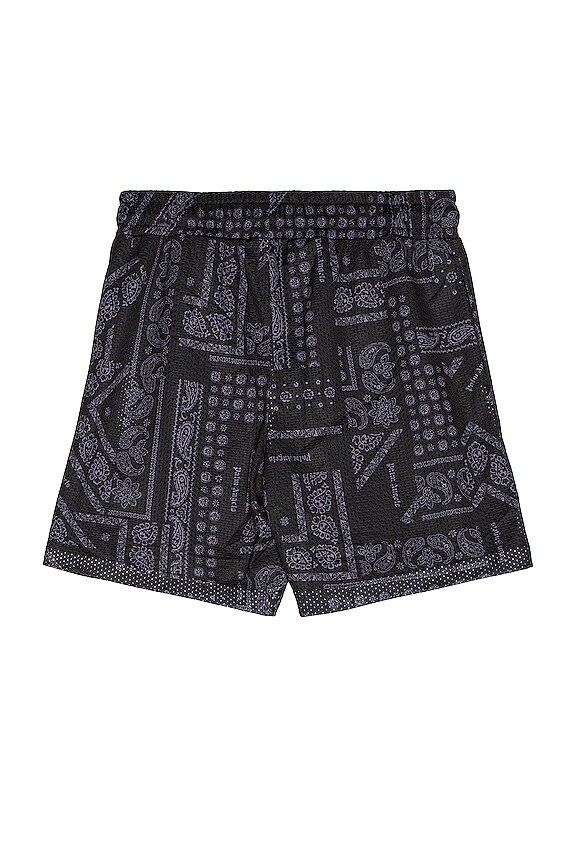 view 2 of 2 Bandana Mesh Shorts in Black & Black