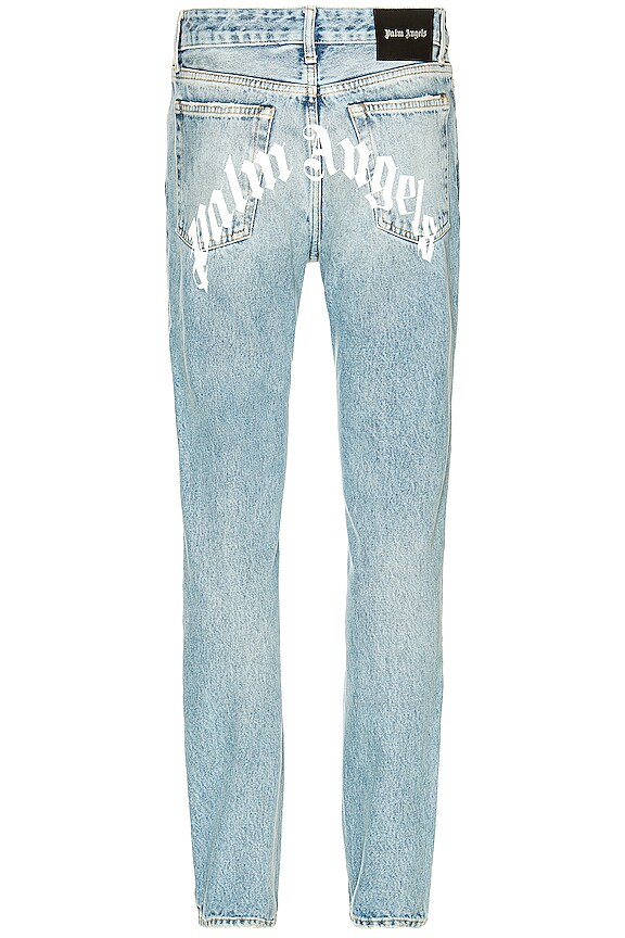 view 2 of 4 Back Logo 5 Pocket Jean in Light Blue