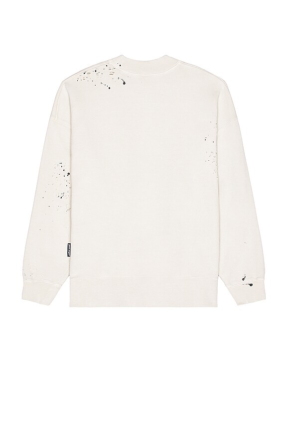 view 2 of 4 Glittered Logo Crewneck in Off White