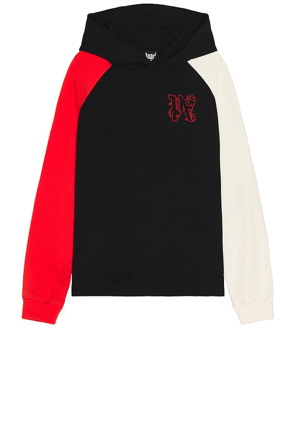 view 2 of 4 SWEAT À CAPUCHE in Black, White, & Red