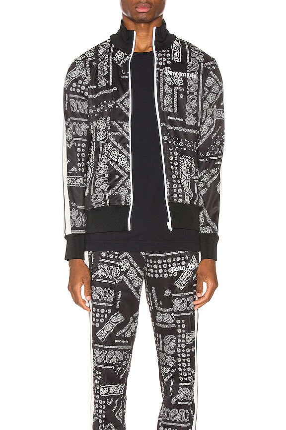 view 2 of 6 CHAQUETA BANDANA TRACK in Black & White