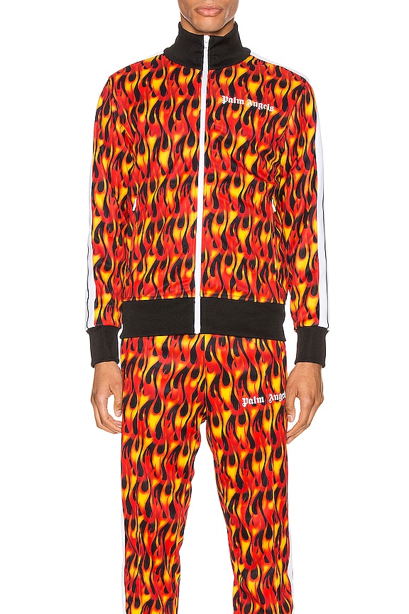 view 2 of 6 Burning Track Jacket in Black & Multi