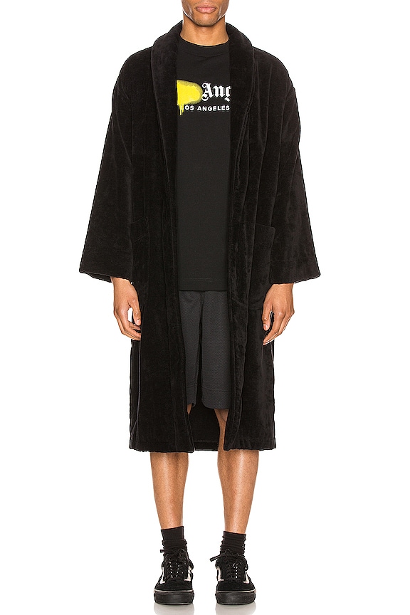 view 2 of 5 Bathrobe in Black & White