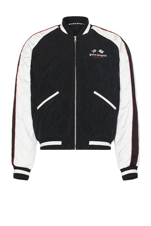 view 2 of 6 x Formula 1 Racing Souvenir Jacket in Black, White, & Red