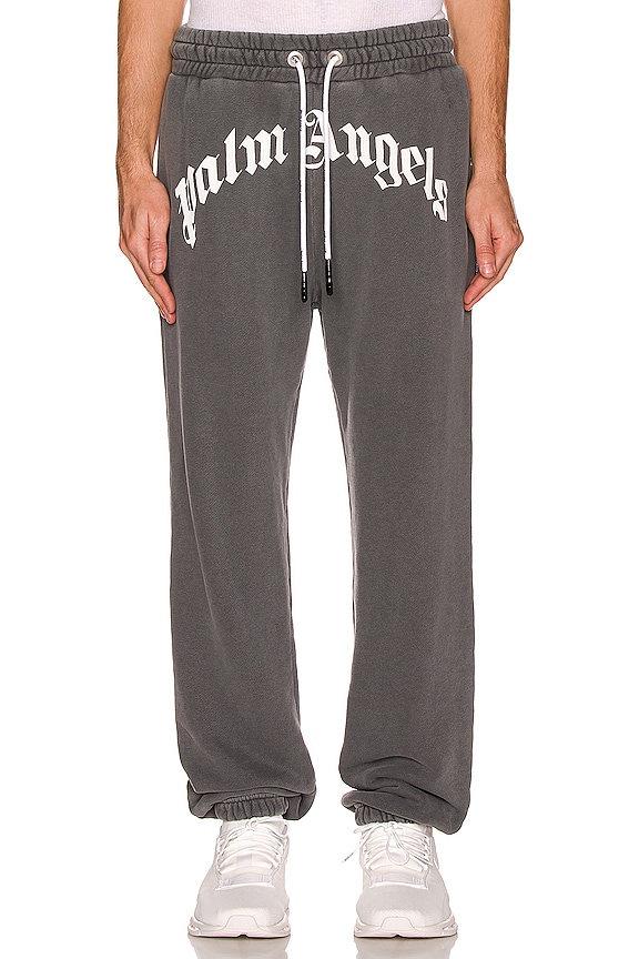 view 1 of 3 CURVED LOGO 스웻팬츠 in Black