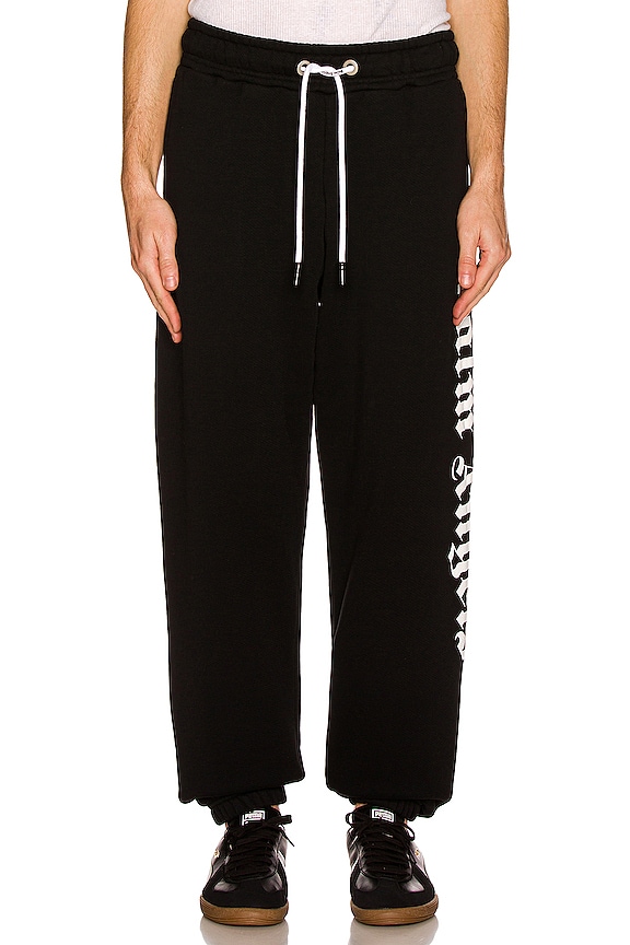 正規 PALM ANGELS Side Logo Sweatpants グレー-