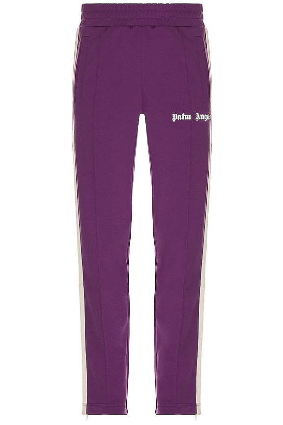 view 2 of 7 Classic Track Pant in Purple & Off White