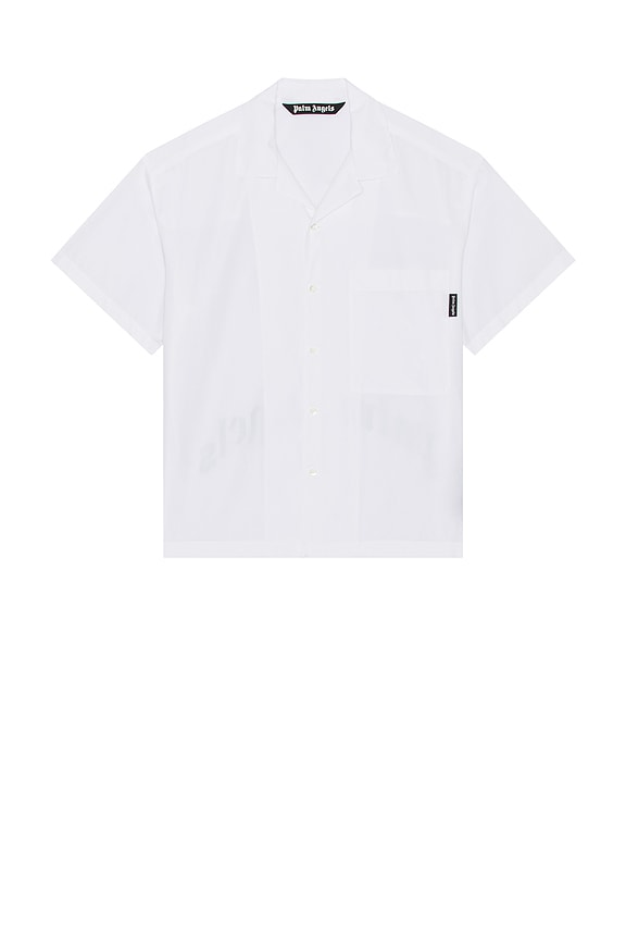 view 2 of 5 Curved Logo Classic Shirt in White