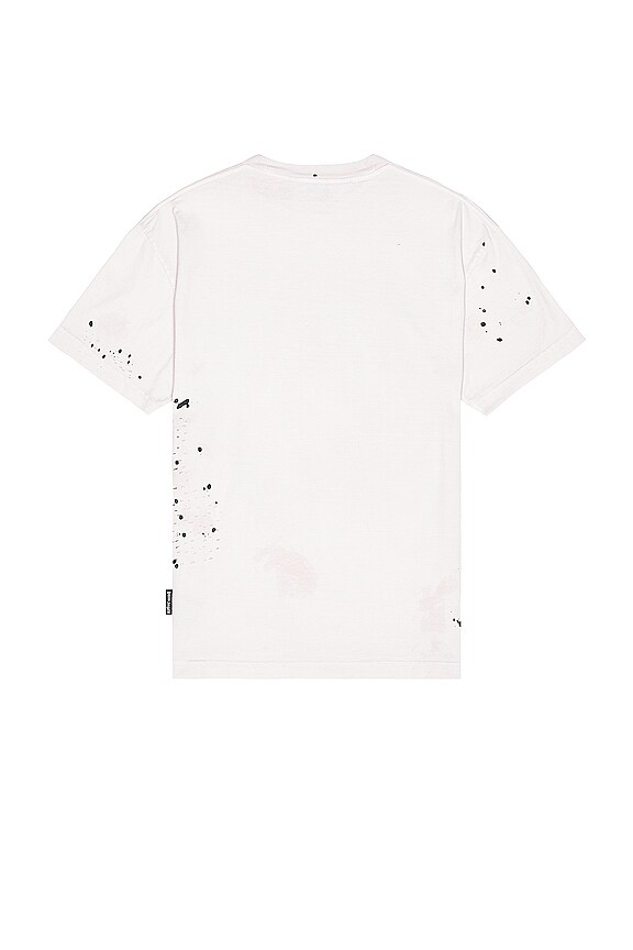 view 2 of 4 Glittered Logo Classic Tee in Off White