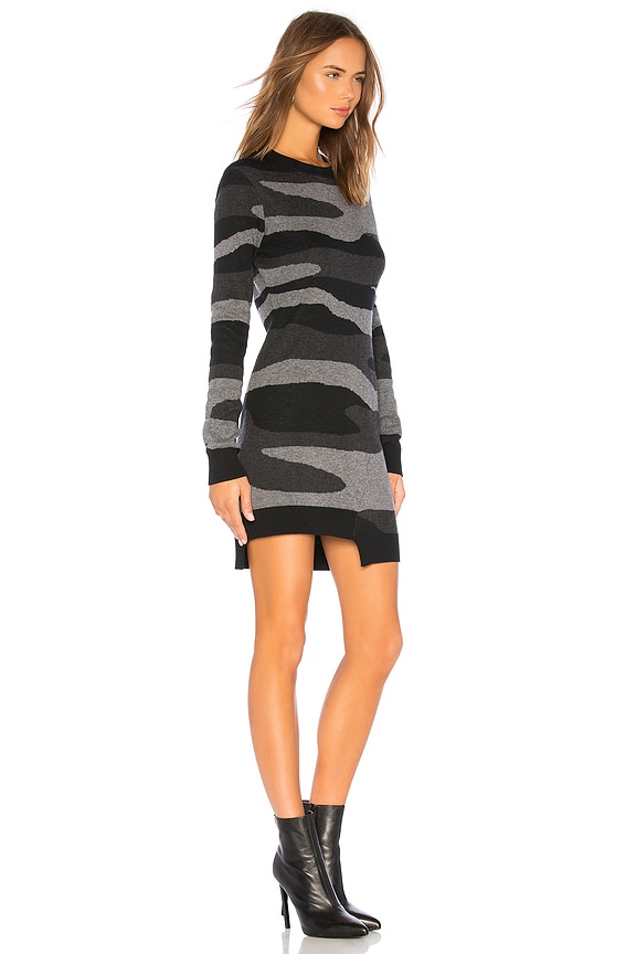 view 2 of 3 Camo Sweater Dress in Grey Camo