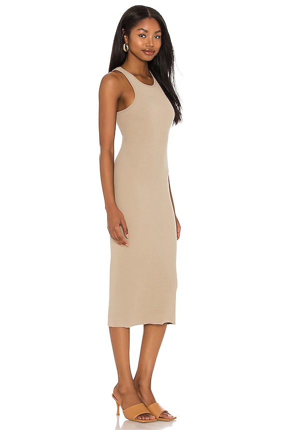 view 2 of 4 Rib Tank Midi Dress in Stone