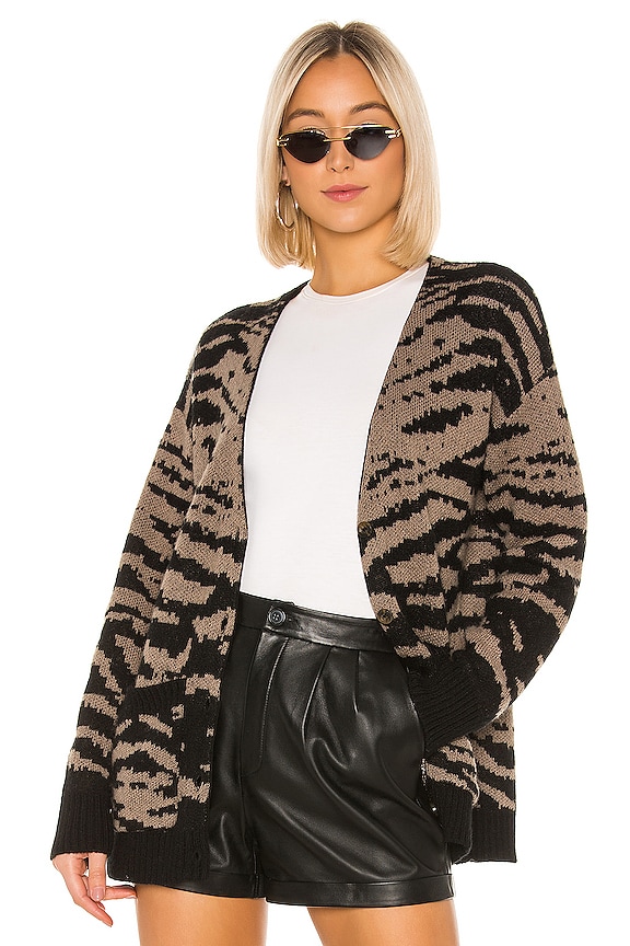 view 1 of 5 Tiger Cardigan in Bronze