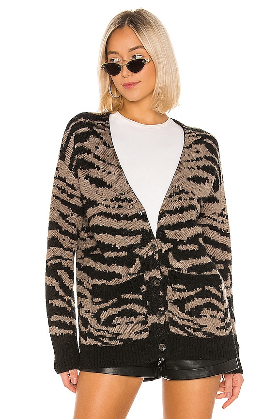 view 2 of 5 Tiger Cardigan in Bronze